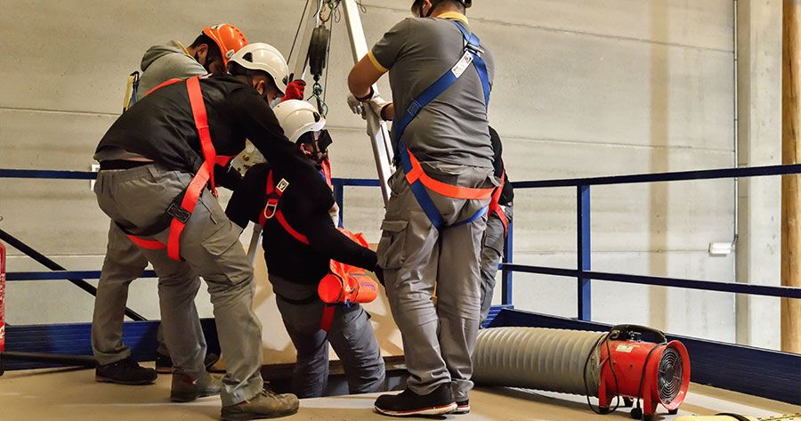 Prevención de riesgos laborales para espacios confinados